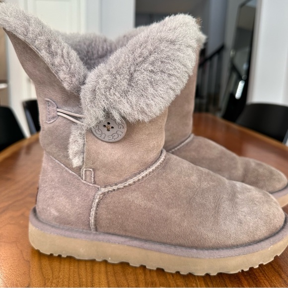 UGG Shoes - UGG Bailey Button Il Winter Boots in Stormy Grey, Women’s Size 7.